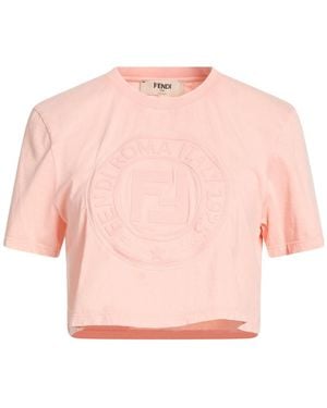 Fendi T-Shirt Cotton - Pink