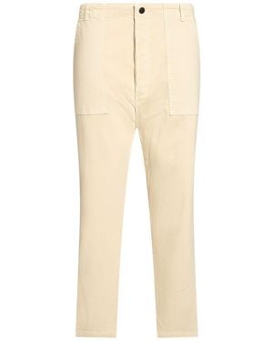 GITTA BANKO Trousers Cotton, Elastane - Natural