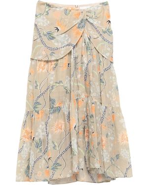 Chloé Midi Skirt - Natural