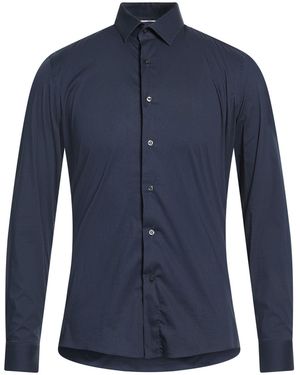 Emanuel Ungaro Midnight Shirt Cotton, Polyamide, Elastane - Blue
