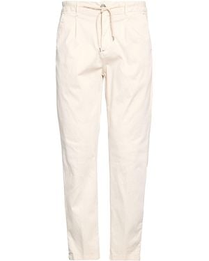 Berna Cream Pants Cotton, Modal, Elastane - White