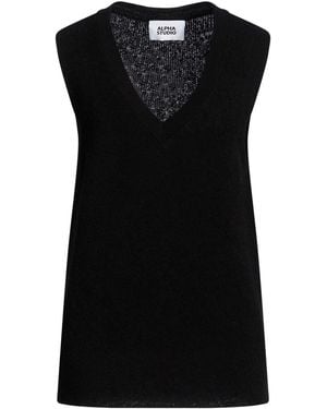 Alpha Studio Pullover - Negro