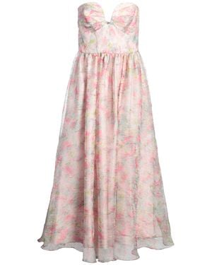 Monique Lhuillier Robe Longue - Rose