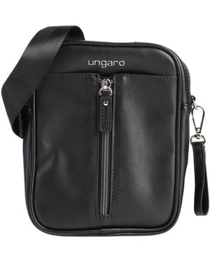 Emanuel Ungaro Cross-Body Bag Textile Fibres - Black