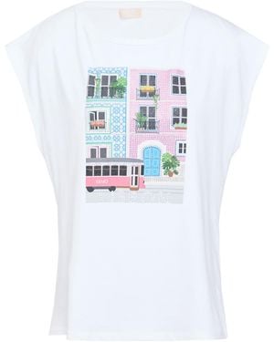 Liu Jo T-Shirt Cotton, Elastane - White