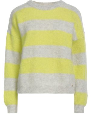 Des Petits Hauts Lime Jumper Superkid Mohair, Merino Wool, Polyamide, Elastane - Yellow