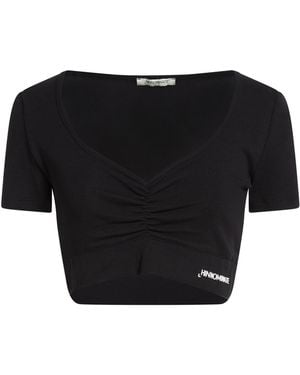 hinnominate Top Cotton, Elastane - Black