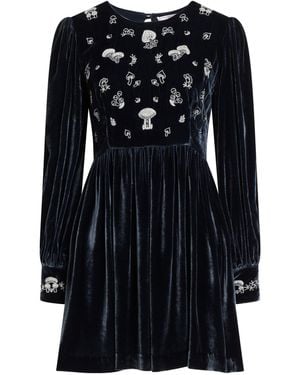 Muzungu Sisters Mini Dress Viscose, Silk - Black