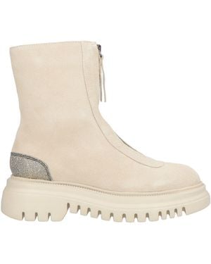 Tosca Blu Studio Cream Ankle Boots Leather, Synthetisches Material - Natural
