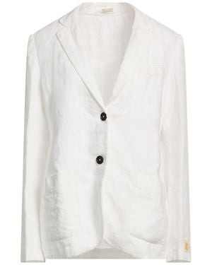 Massimo Alba Blazer Linen - White