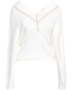 PHO® Firenze Sweater Viscose, Polyester, Polyamide - White