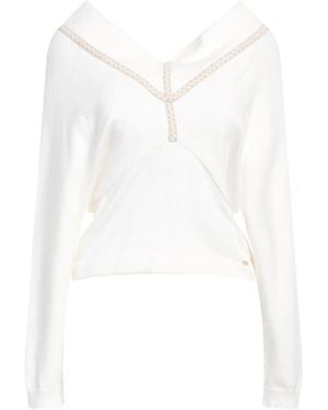 PHO® Firenze Sweater Viscose, Polyester, Polyamide - White