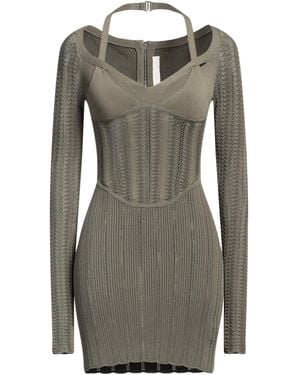 Dion Lee Minivestido - Gris