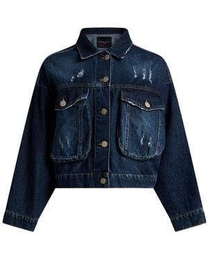 Marc Ellis Denim Outerwear Cotton - Blue