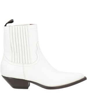 Sonora Boots Ankle Boots Leather - White