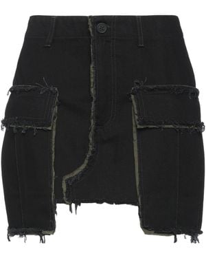 Heron Preston Denim Skirt Cotton - Black