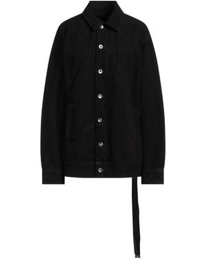 Rick Owens Denim Outerwear - Black