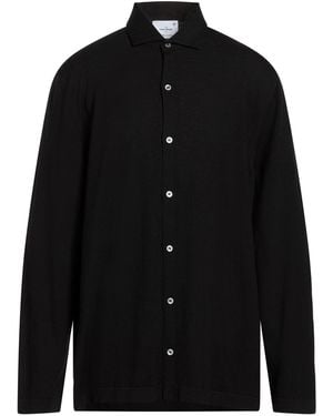 Gran Sasso Athleisure Shirt Virgin Wool - Black
