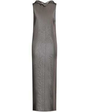 Isabel Benenato Maxi Dress - Gray