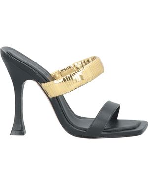 SCHUTZ SHOES Sandals Leather - Metallic