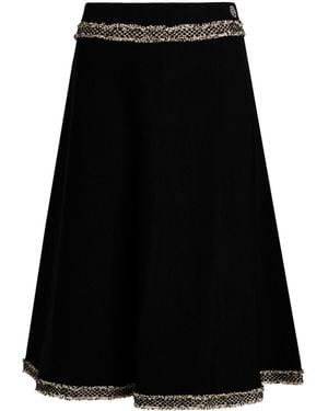 KARL LAGERFELD Midi Skirt - Black
