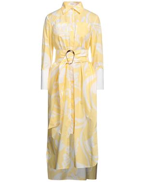Barba Napoli Midi Dress - Metallic