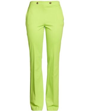 Gaelle Paris Trousers Viscose, Polyamide, Elastane - Green