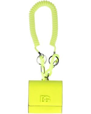 Dolce & Gabbana Crossbody Wallet - Yellow