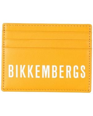 Bikkembergs Cardholder Calfskin - Yellow