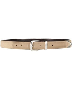 Eleventy Belt Leather - White