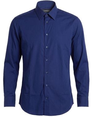 Emporio Armani Shirt Cotton, Elastane - Blue