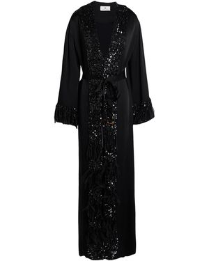 Elisabetta Franchi Sobretodo Y Gabardina - Negro