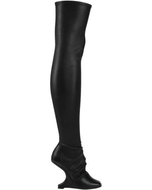 Rick Owens Boot Leather - Black