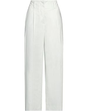 Malo Pants Cotton, Elastane - White