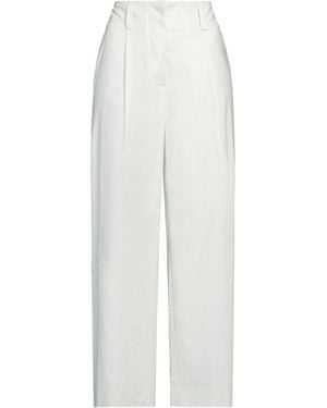 Malo Trousers Cotton, Elastane - White