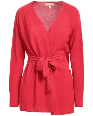 120% Lino Strickjacke - Rot