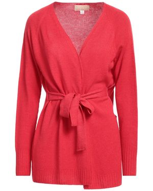 120% Lino Cardigan - Red