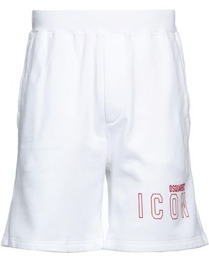 DSquared² Shorts & Bermuda Shorts - White
