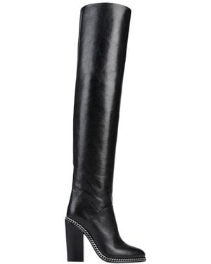 Balmain Knee Boots - Black