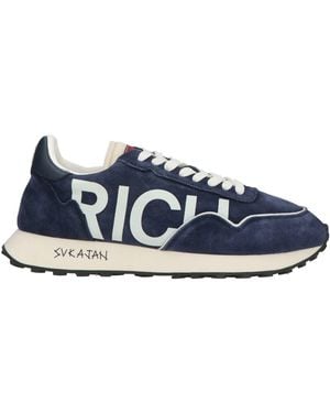 Richmond X Trainers Leather - Blue