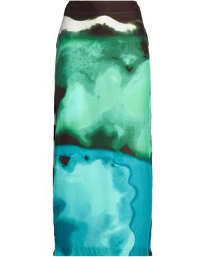 Gianluca Capannolo Maxi Skirt Silk - Green