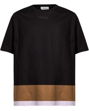 Lanvin T-Shirt Cotton - Black