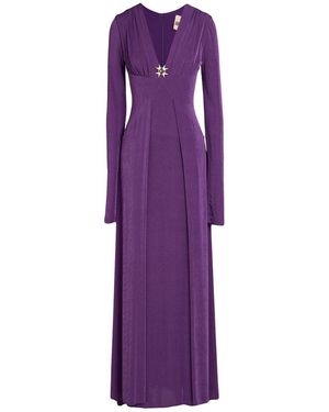 Aniye By Maxi Dress Polyester, Elastane - Purple