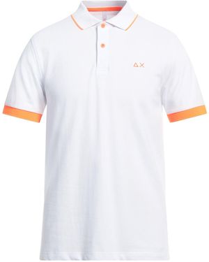 Sun 68 Polo Shirt - White