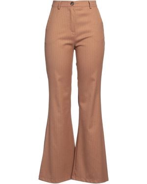 CROCHÈ Pantalone - Marrone