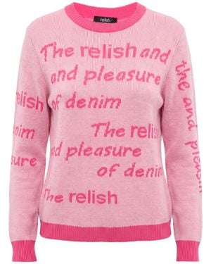 Relish Sweater Acrylic, Polyamide, Polyester, Wool, Viscose - Pink