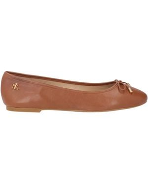 Ralph Lauren Bailarinas - Marrón