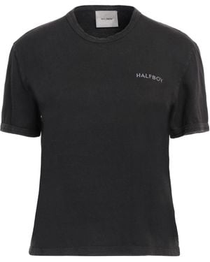 Halfboy T-Shirt Cotton - Black