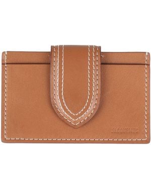 Jacquemus Cardholder Lambskin - Brown
