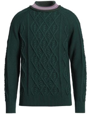 Backsideclub Sweater Merino Wool, Viscose, Polyamide, Cashmere - Green